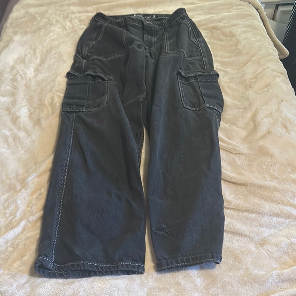 Men's Black Cargo Pants